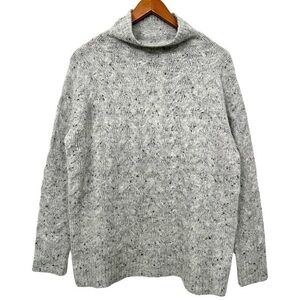 John + Jenn | Morrison Oversized Mock Neck Sweater in Pebble Beach - XS (NWT)